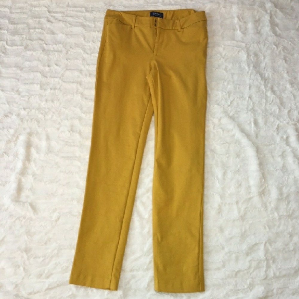 Old Navy Pixie Pants Mustard Tall VGUC Stretchy